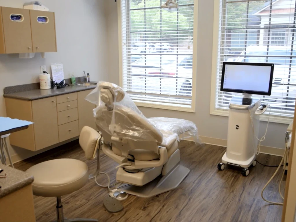 Operatory with digital scanner cart at Sugarloaf Smiles