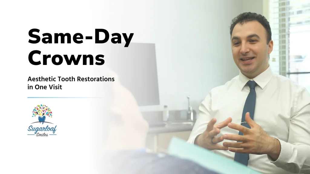 Dr. George Zohrabyan talks about same-day dental crowns at Sugarloaf Smiles in Duluth, GA