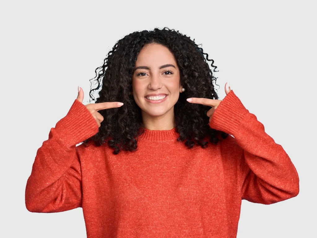 Happy patient at Sugarloaf Smiles | teeth cleaning in Duluth, GA