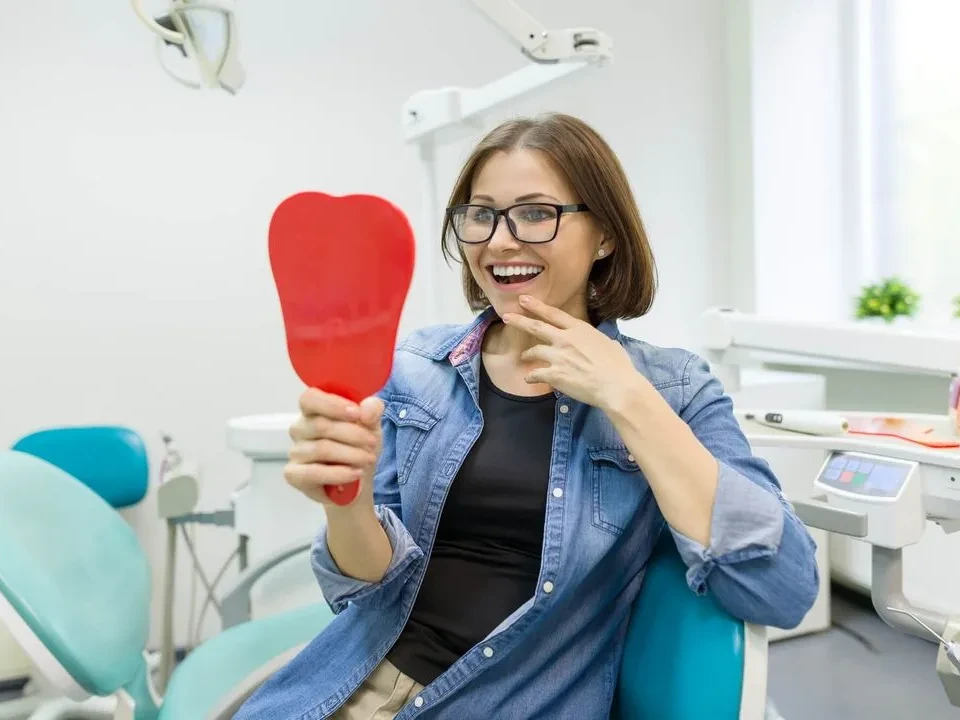 Happy patient at Sugarloaf Smiles | teeth cleaning in Duluth, GA